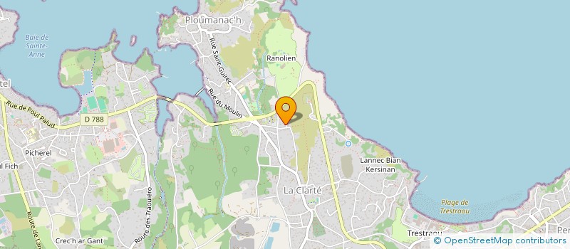 localisation de l'entreprise SCI DES TRAOUIERO  PERROS-GUIREC