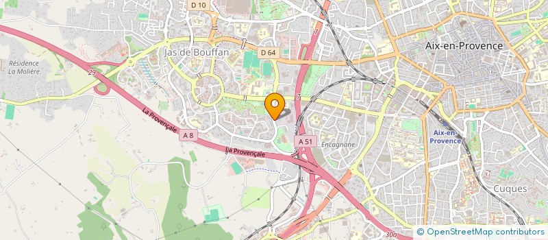 localisation de l'entreprise SCI DES TRAVAILLEURS  AIX-EN-PROVENCE