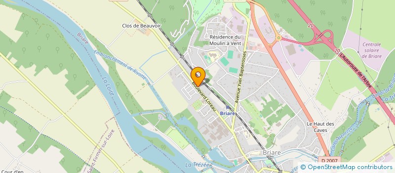 localisation de l'entreprise SCI DES TRAVARDS à BRIARE