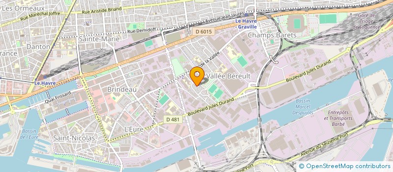 localisation de l'entreprise SCI DES TREFILERIES à LE HAVRE