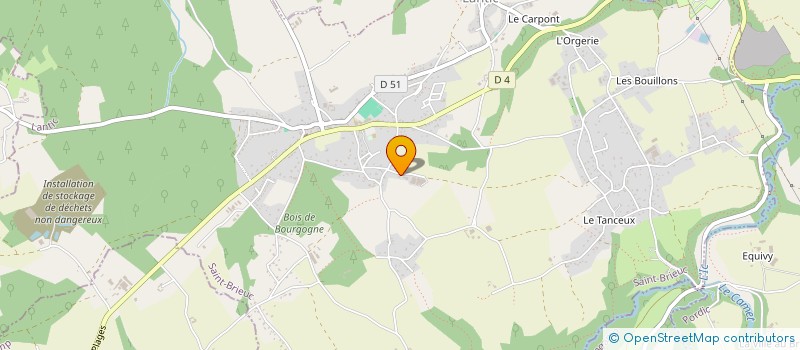 localisation de l'entreprise SCI DES TREHEUX  LANTIC