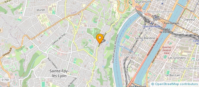 localisation de l'entreprise SCI DES TREILLES  SAINTE-FOY-LES-LYON