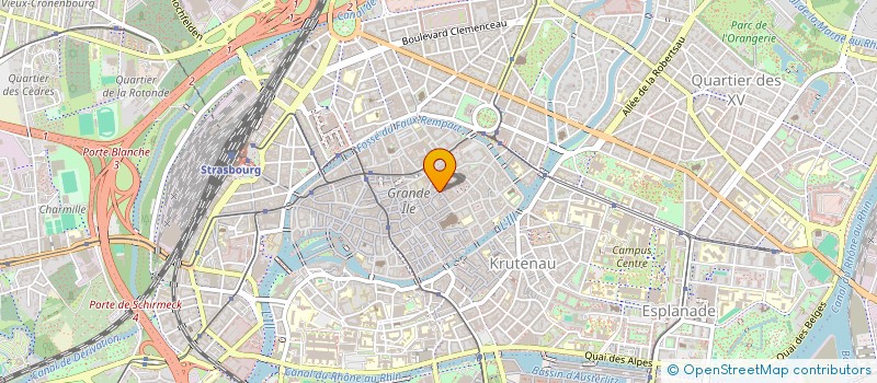 localisation de l'entreprise SCI DES TREIZE  STRASBOURG