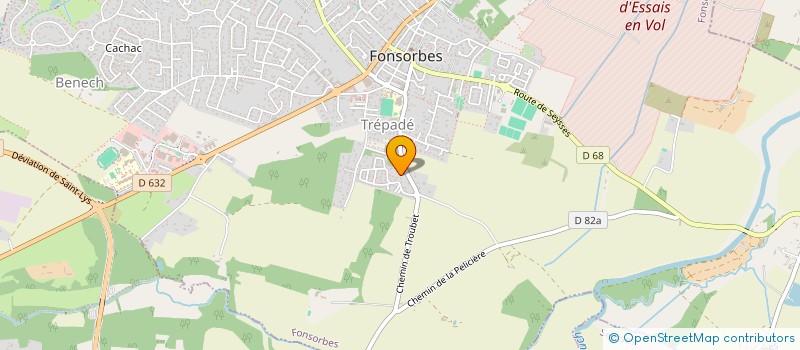 localisation de l'entreprise SCI DES TREIZE VENTS  FONSORBES