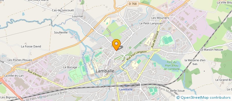 localisation de l'entreprise SCI DES TRENTE CINQ  LAMBALLE-ARMOR