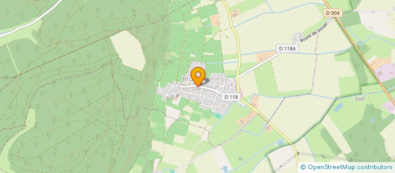 localisation de l'entreprise SCI DES TRIBOULOTTES  BRULEY