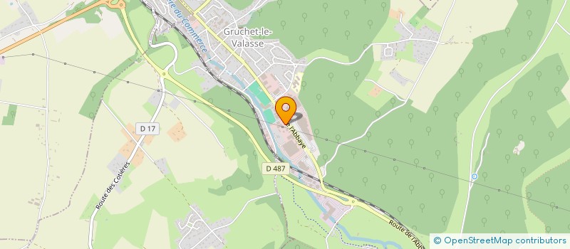 localisation de l'entreprise SCI DES TRITONS  GRUCHET-LE-VALASSE