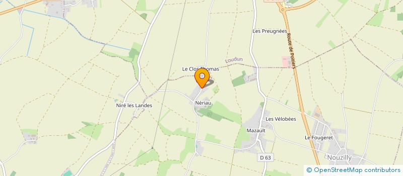 localisation de l'entreprise SCI DES TROGLODYTES  CHALAIS