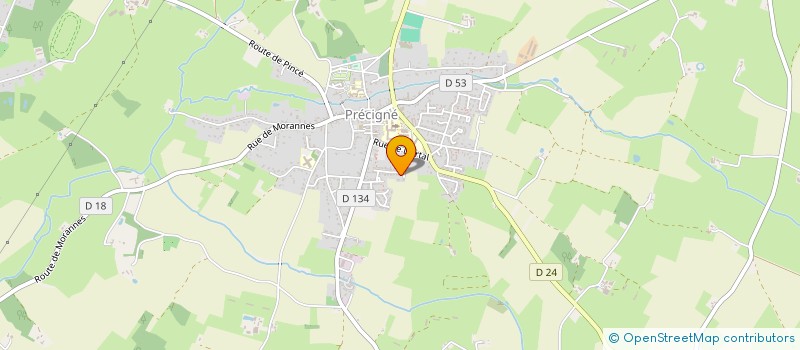 localisation de l'entreprise SCI DES TROGLOS  BELLEVIGNE-LES-CHATEAUX