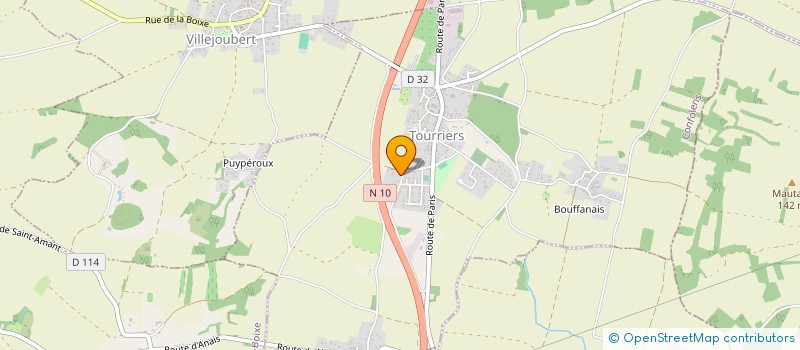 localisation de l'entreprise SCI DES TROIS  TOURRIERS