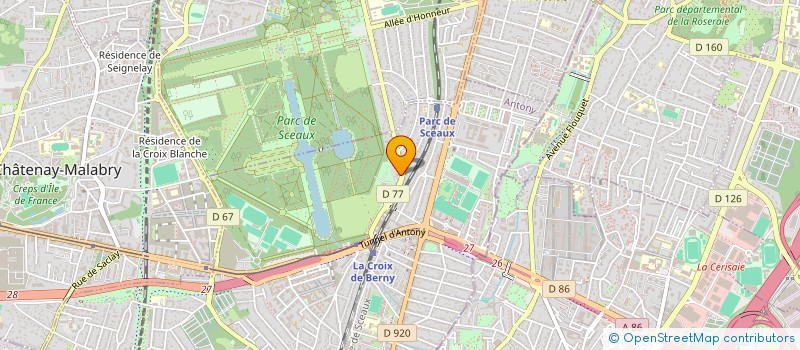 localisation de l'entreprise SCI DES TROIS à ANTONY