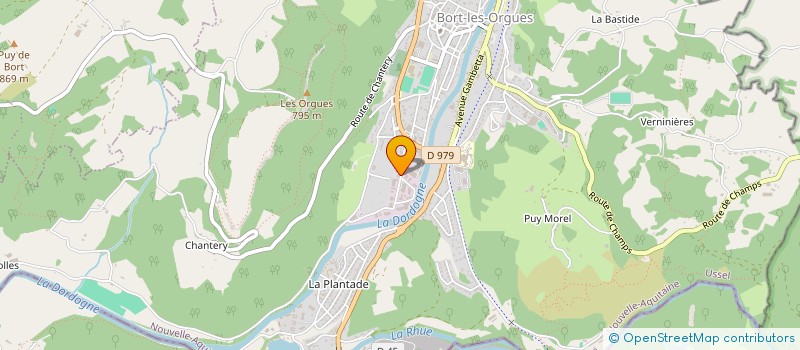 localisation de l'entreprise SCI DES TROIS A  BORT LES ORGUES