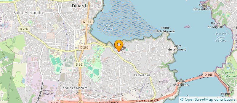 localisation de l'entreprise SCI DES TROIS A  DINARD