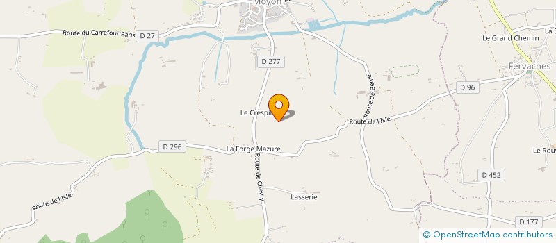 localisation de l'entreprise SCI DES TROIS A  MOYON VILLAGES