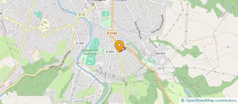 localisation de l'entreprise SCI DES TROIS AILES à MONTLUCON