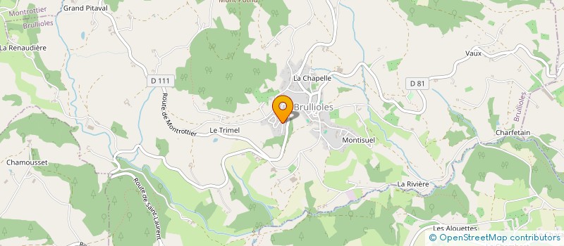 localisation de l'entreprise SCI DES TROIS AMPERE  BRULLIOLES