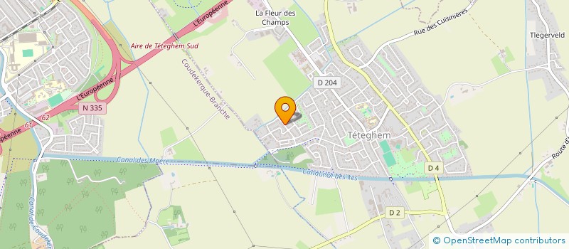 localisation de l'entreprise SCI DES TROIS ARBRES  TETEGHEM-COUDEKERQUE-VILLAGE