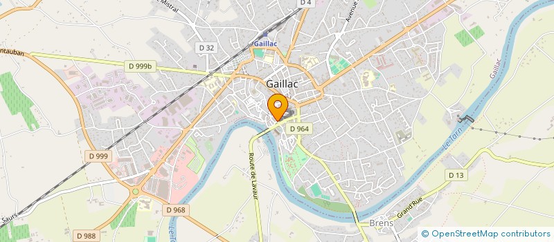 localisation de l'entreprise SCI DES TROIS ARCADES à GAILLAC