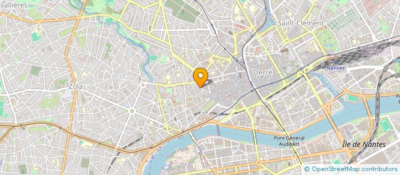 localisation de l'entreprise SCI DES TROIS AS à NANTES