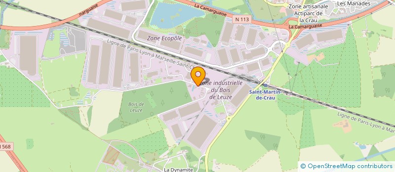 localisation de l'entreprise SCI DES TROIS BATONS à SAINT-MARTIN-DE-CRAU