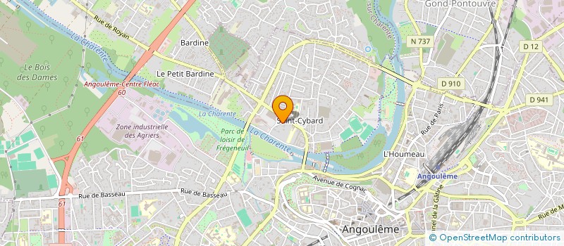 localisation de l'entreprise SCI DES TROIS BOULEAUX à ANGOULEME