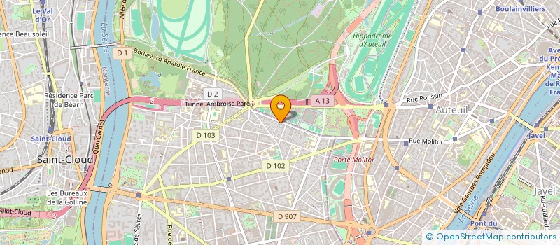 localisation de l'entreprise SCI DES TROIS CAILLOUX à BOULOGNE-BILLANCOURT