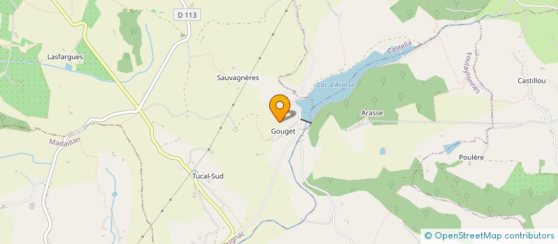 localisation de l'entreprise SCI DES TROIS CEDRES  COURS