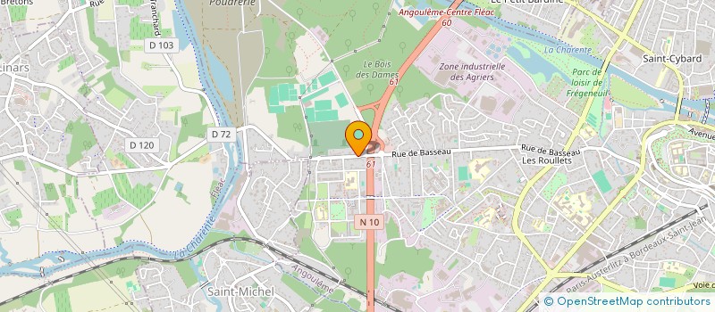 localisation de l'entreprise SCI DES TROIS CHENES à ANGOULEME