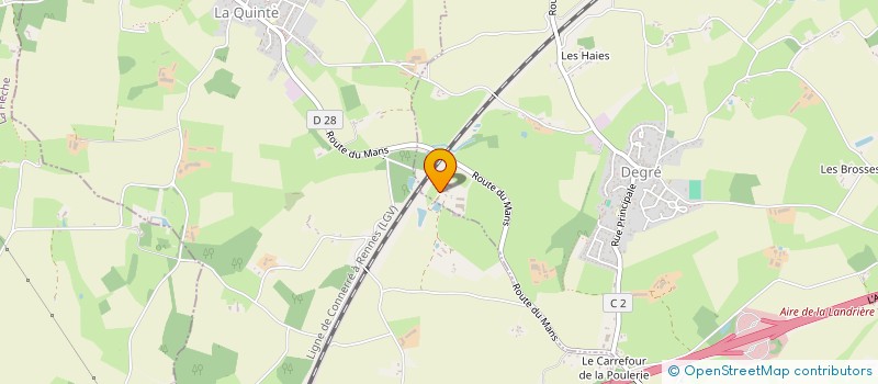 localisation de l'entreprise SCI DES TROIS CHENES  DEGRE