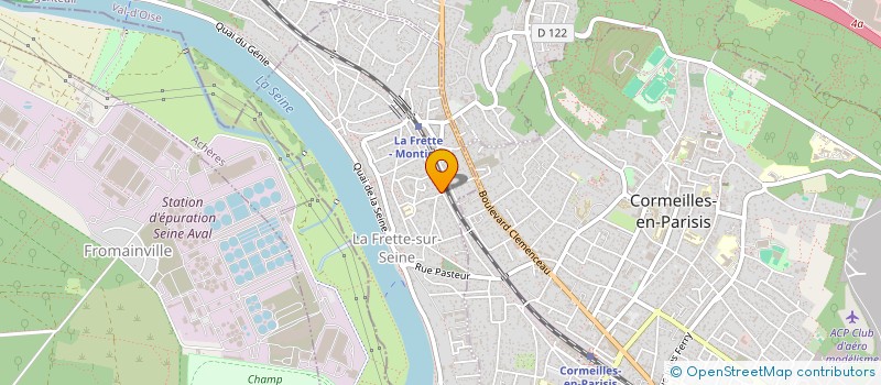 localisation de l'entreprise SCI DES TROIS CLES  FRETTE SUR SEINE (LA)