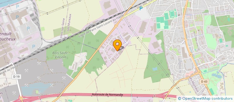 localisation de l'entreprise SCI DES TROIS COLONNES à MUREAUX (LES)