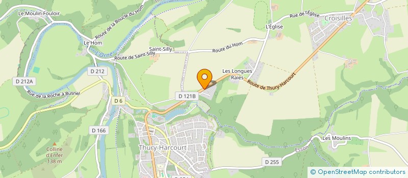 localisation de l'entreprise SCI DES TROIS COURS à CROISILLES