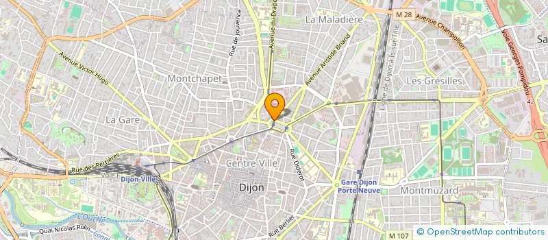 localisation de l'entreprise SCI DES TROIS COURS à DIJON