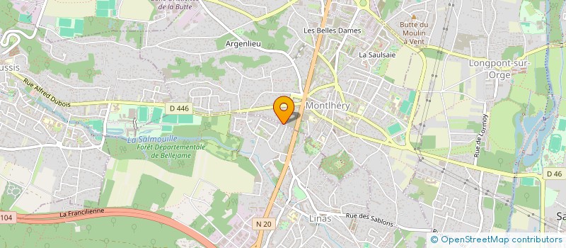 localisation de l'entreprise SCI DES TROIS D  MONTLHERY