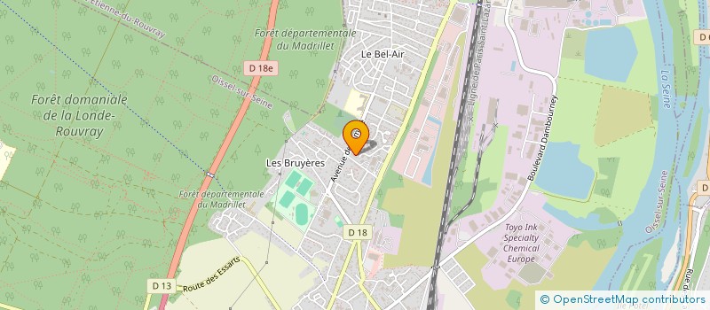 localisation de l'entreprise SCI DES TROIS DAUPHINS  OISSEL