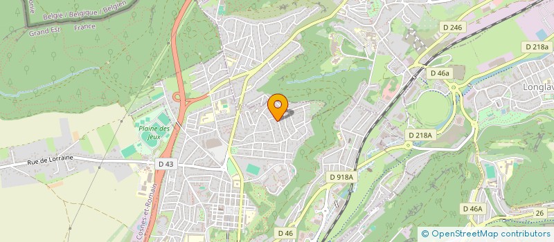 localisation de l'entreprise SCI DES TROIS DIABLES à LONGWY