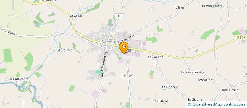 localisation de l'entreprise SCI DES TROIS ENFANTS  BARENTON