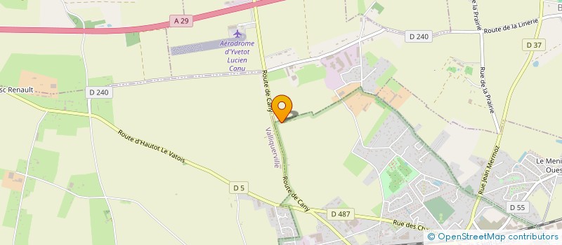 localisation de l'entreprise SCI DES TROIS FLEURS  LES HAUTS-DE-CAUX