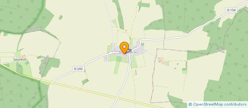 localisation de l'entreprise SCI DES TROIS FONTAINES à BUGNIERES