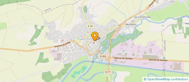 localisation de l'entreprise SCI DES TROIS FONTAINES  CHAUMOT