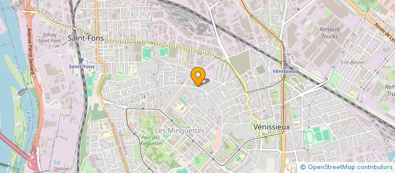 localisation de l'entreprise SCI DES TROIS FRERES  VENISSIEUX
