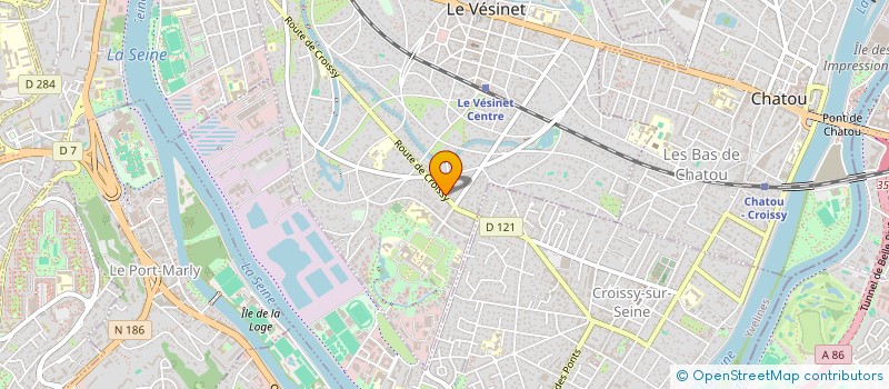 localisation de l'entreprise SCI DES TROIS FRERES G.O.T.  LE VESINET