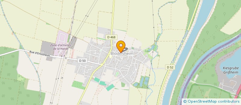 localisation de l'entreprise SCI DES TROIS FRONTIERES  RUMERSHEIM-LE-HAUT