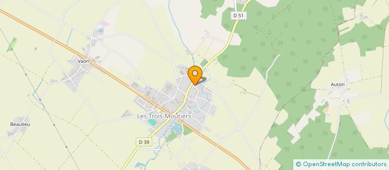 localisation de l'entreprise SCI DES TROIS GARES à LES TROIS-MOUTIERS