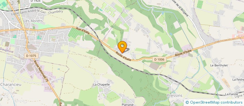 localisation de l'entreprise SCI DES TROIS GAU  PRESSINS