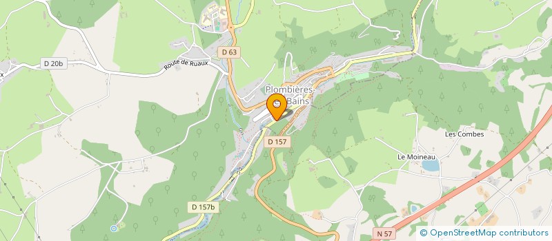 localisation de l'entreprise SCI DES TROIS GEHIN  PLOMBIERES-LES-BAINS