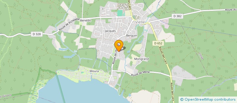 localisation de l'entreprise SCI DES TROIS GRANDS PINS à VIELLE-SAINT-GIRONS