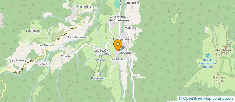 localisation de l'entreprise SCI DES TROIS HETRES  SAINT-PIERRE-DE-CHARTREUSE