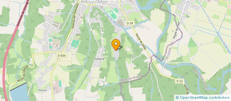 localisation de l'entreprise SCI DES TROIS IE  AIRE-SUR-L'ADOUR