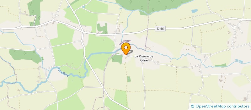 localisation de l'entreprise SCI DES TROIS LIEUX  SAINT-VINCENT-DES-LANDES